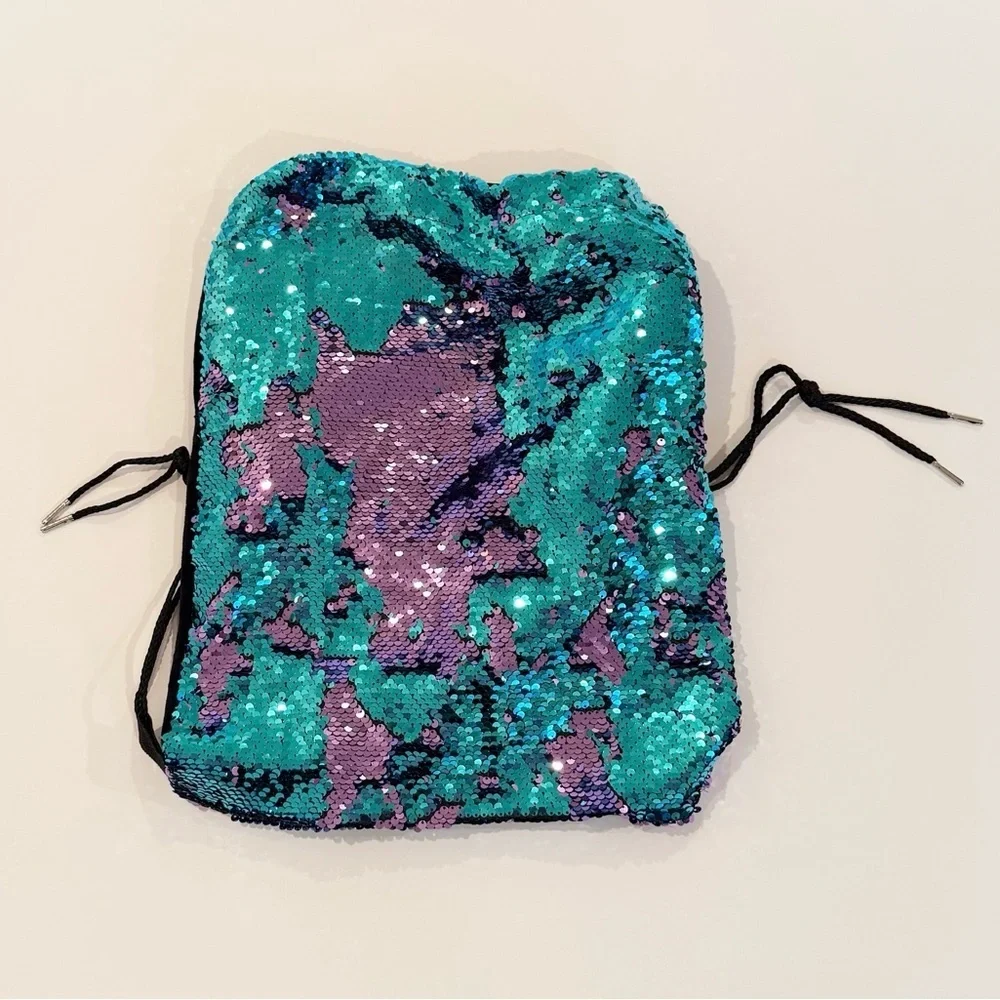 Mermaid Reversible Sequin Drawstring Bag